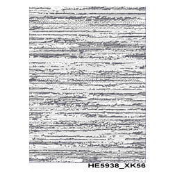 Ковер REFLEKS 100x200 см прямоугольный серый с рис ; SAG 5938 XК56