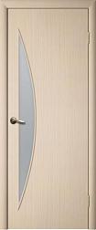 Полотно дверное Fly Doors Рюмка беленый дуб ПО 800мм стекло матовое; Сибирь Профиль