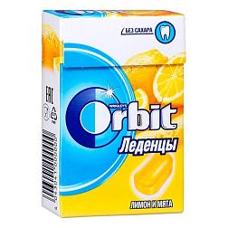 Леденцы Orbit 35 г лимон-мята