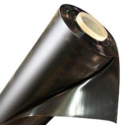 Пленка полиэтиленовая черная 200 мкр ширина 3 м в рулоне (рукав 1,5м)