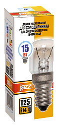 Лампа накаливания для холодильников 15Вт E14 220В; Jazzway