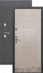 Дверь металлическая Выбор Монолит Термо 960х2050мм R 1,2 мм антик серебро/лиственница