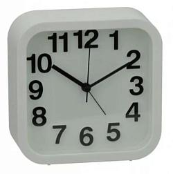 Часы будильник Удачное утро13,2х13,2 см белый; 6091