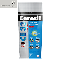 Затирка CE 33 S серебристо-серый 1кг; Ceresit (Церезит)