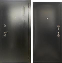 Дверь металлическая Бункер Мета М-118 960х2050мм R 1,2 мм антик медь металл/металл