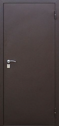 Дверь металлическая Грань-1 860х2050мм L 1,2мм метелл/металл; 1замок
