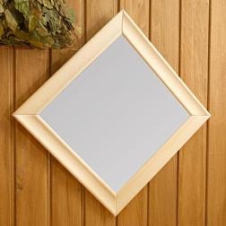 Зеркало для бани 30×30 см багет; 5122353