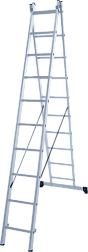 Лестница алюминиевая 2 секция 10 ступеней; Новая высота, 1220210