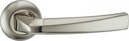 Ручка дверная раздельная Фуроре никель матовый/никель блестящий; DH 11-08 SN/NP
