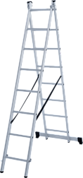 Лестница алюминиевая 2 секция 8 ступеней; Новая высота, 1220208