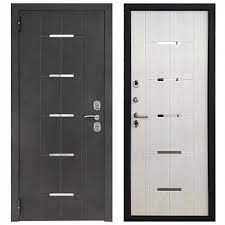 Дверь металлическая С-105 860х2050мм L 1,2мм черный муар/лиственница светлая X7