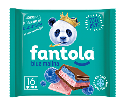 Шоколад  FANTOLA  66г Голубая малина