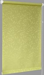 Штора рулонная Мини Сантайм Жаккард Оливия 43х170 см салатовый; СРШ-01М-8257