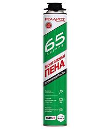 Пена монтажная REALIST PRO Green 65 профессиональная летняя