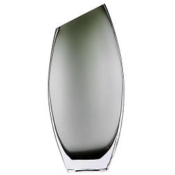 Ваза декоративная 13,4х60х30 см дымчатое стекло серый; CSA-3M