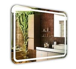 Зеркало для ванной комнаты Стиль 900х800 с сенсором овальное; Loranto