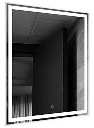 Зеркало для ванной комнаты Стиль 600х800 с сенсором квадратное; Loranto